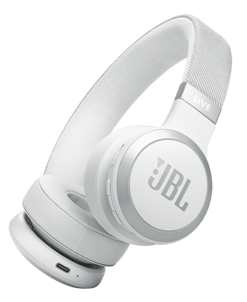 JBL Live 670NC On-Ear Wireless Noise Cancelling Headphone | White JBLLIVE670NCWHTZ Redmond Electric Gorey