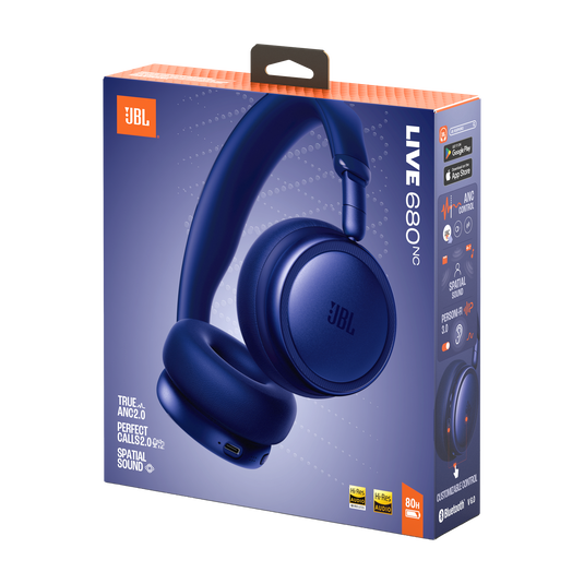 Live 680NC Wireless On-Ear Noise Cancelling Headphones Blue