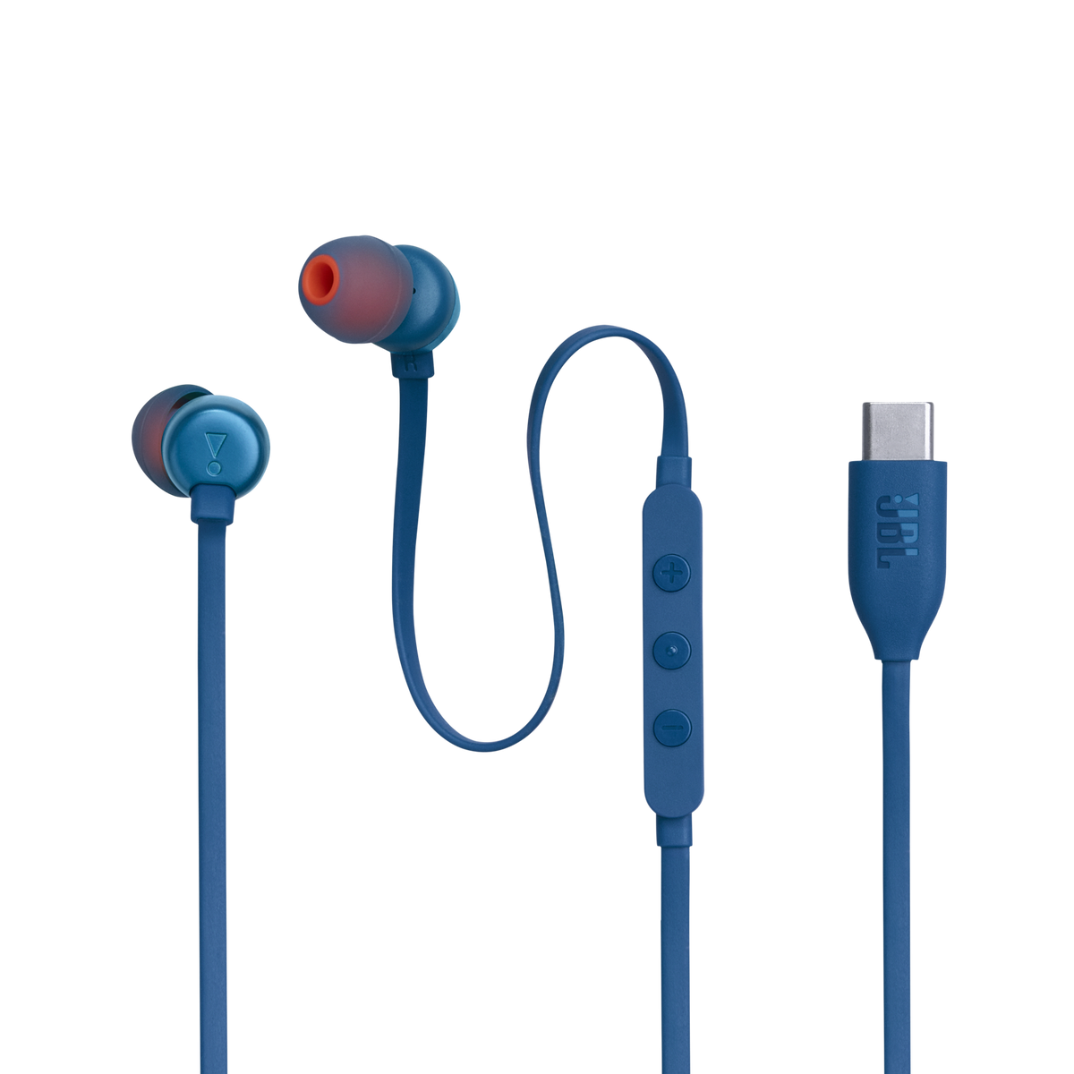 JBL Tune 310C Wired USB-C Earbuds Blue product image