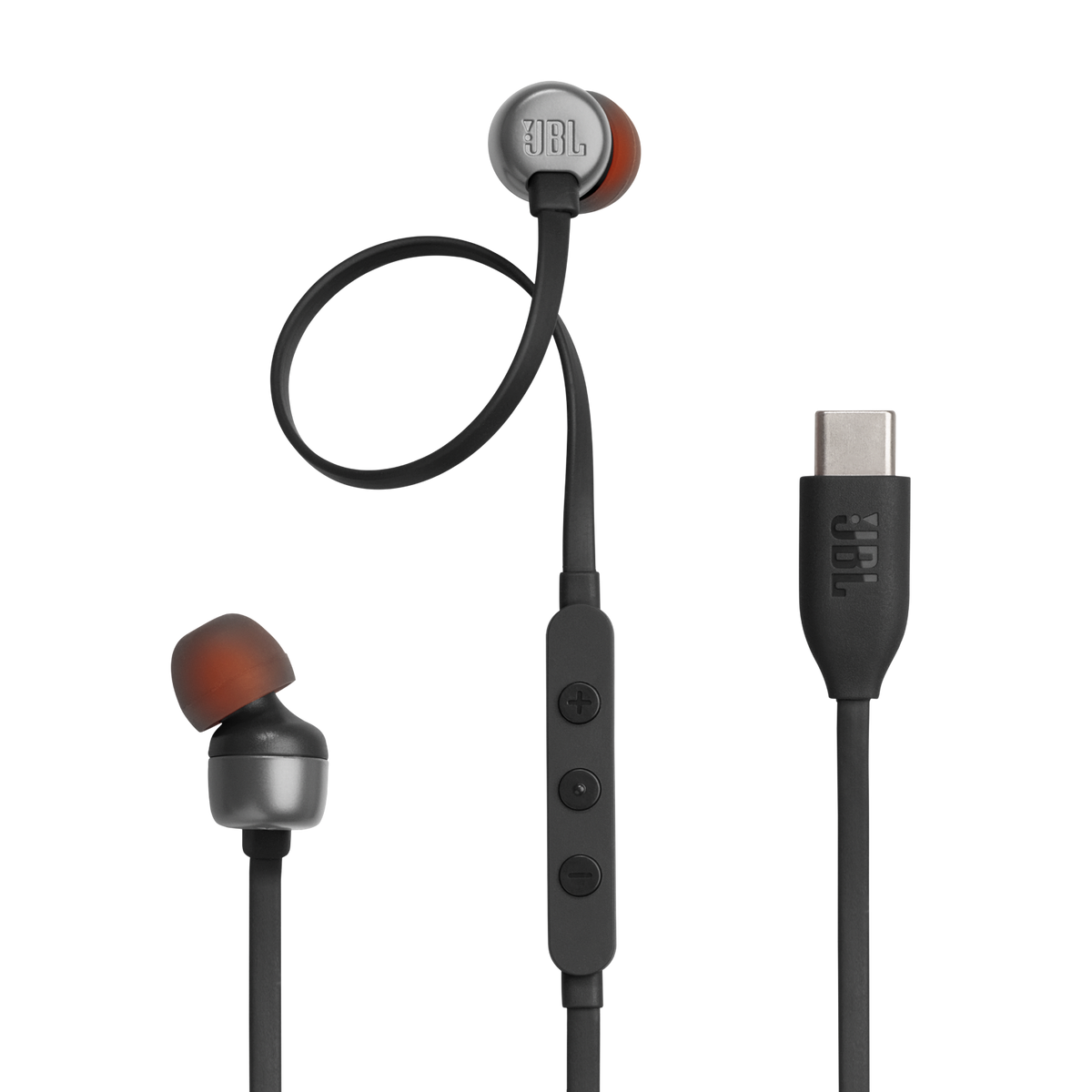 JBL Tune 310C Wired USB-C Earbuds Black product image