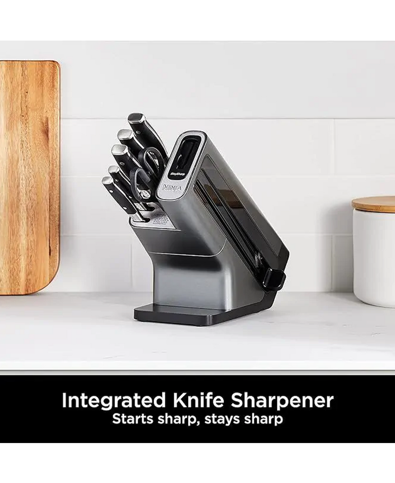 Ninja Foodi StaySharp Knife Block with Integrated Sharpener 6-Piece Set K32006UK Redmond Electric Gorey