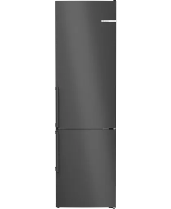 Series 4, free-standing fridge-freezer with freezer at bottom, 203 x 60 cm, Black stainless steel KGN39VXBT Redmond Electric Gorey