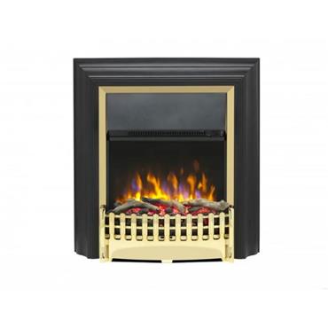Kingsley Deluxe 2kW Optiflame Electric Fire Brass
