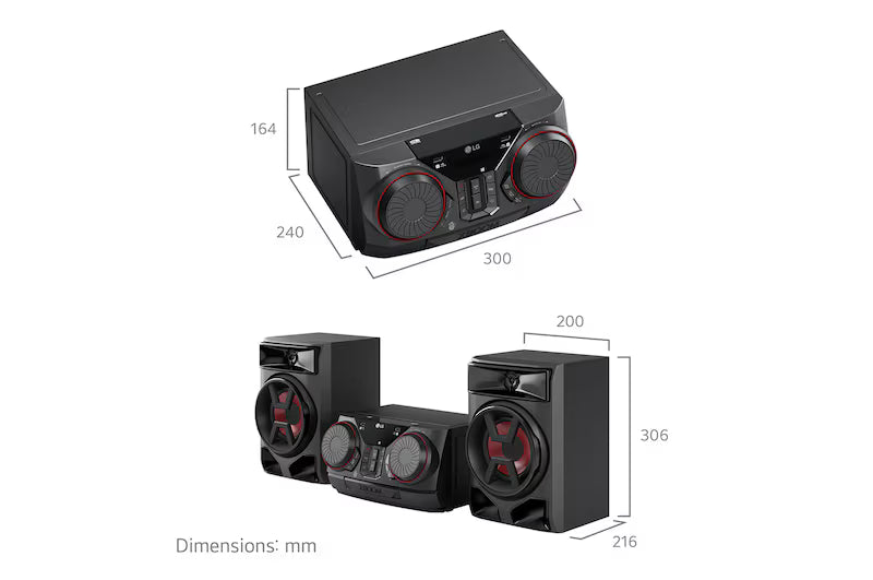 XBOOM CK43 Mini Hi-Fi System