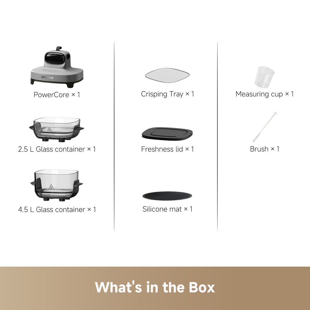 Tasti™AirF 5 in 1 Portable Air Fryer | Grey