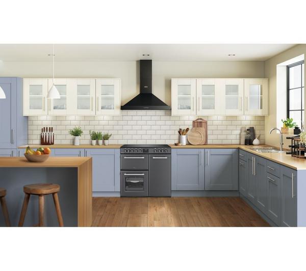 Farmhouse 90cm Electric Ceramic Range Cooker Anthracite | 444411816