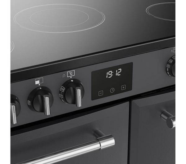 Farmhouse 90cm Electric Ceramic Range Cooker Anthracite | 444411816