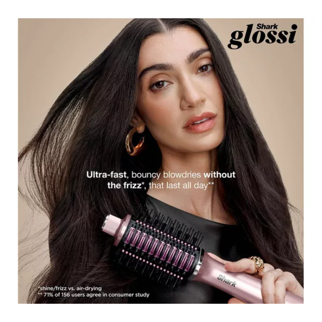 Shark Glossi 2-In-1 Hot Brush + Air Glosser | Lychee - HT302UKPK Redmond Electric Gorey
