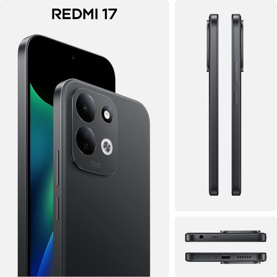 Xiaomi Redmi 17, Black, MZB0PJGEU