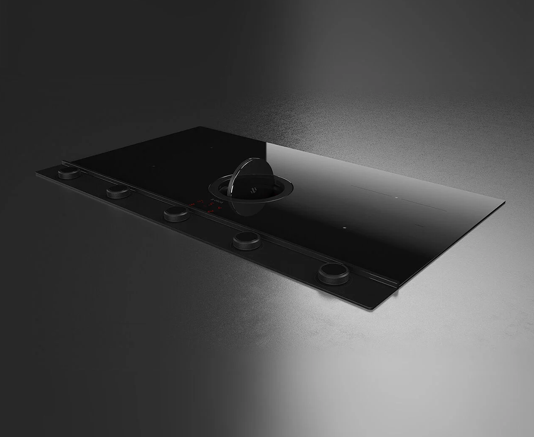 Elica 90cm NikolaTesla Unplugged Duct Out Induction Hob (Black) NIKOUNPLUGDUCTBL90 Redmond Electric Gorey