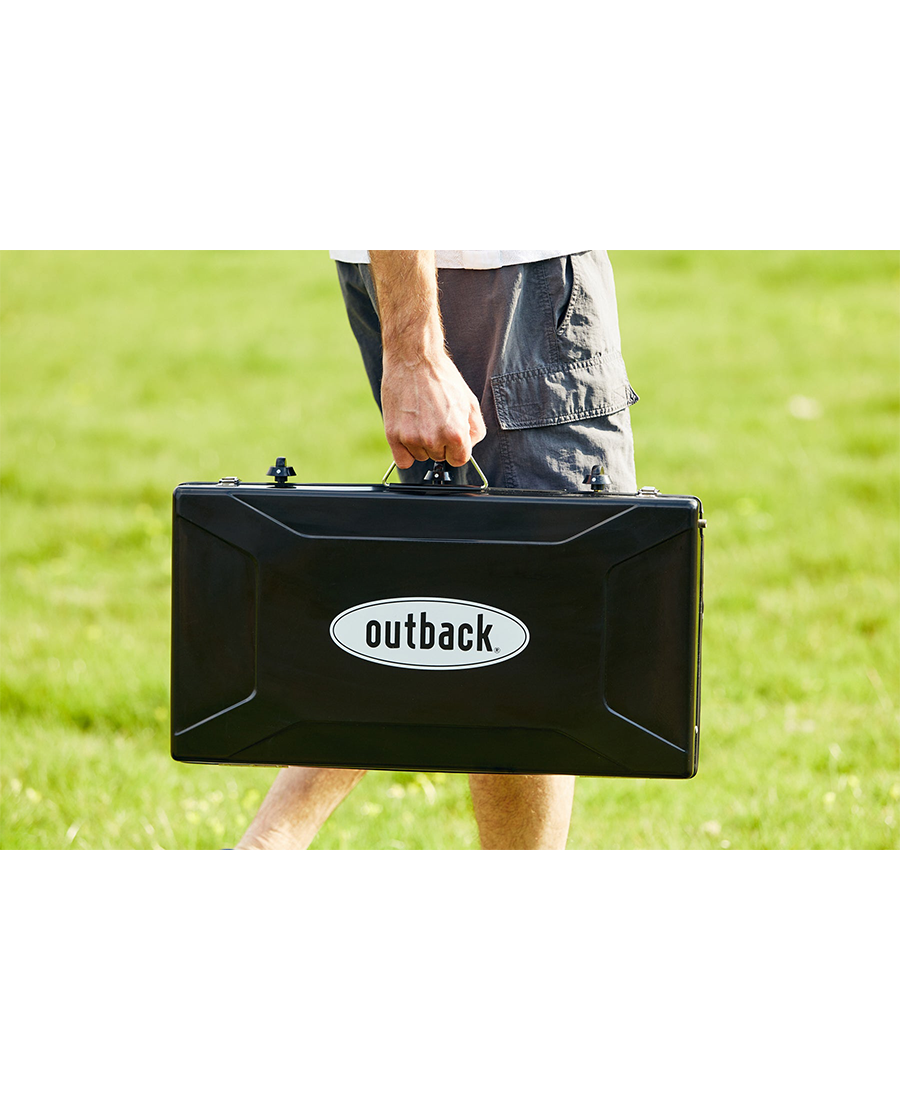 Outback 2 Burner Camping Stove with Toaster | Black - OUT371007 Redmond Electric Gorey