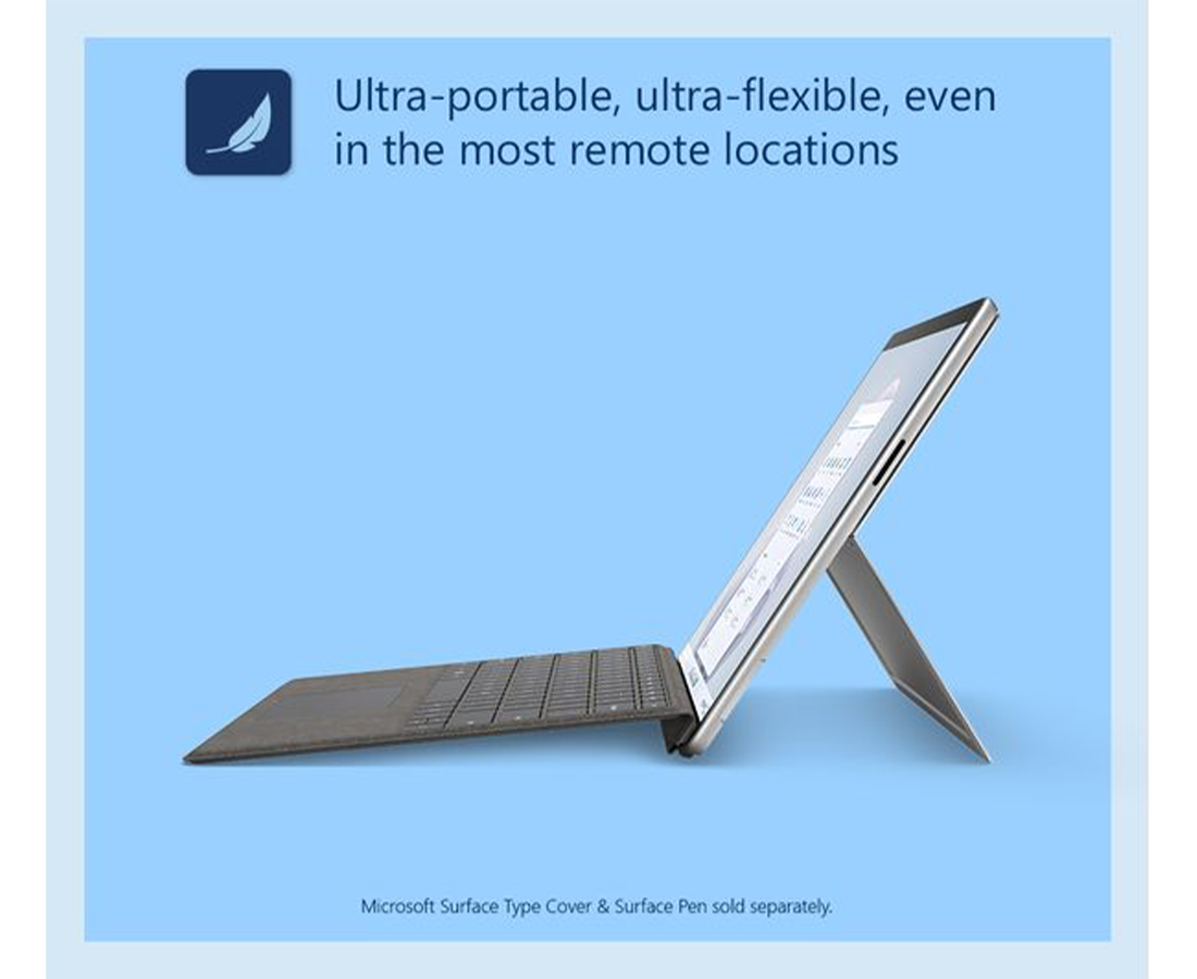 Microsoft 13" Surface Pro 9 Ci7 Laptop | 16GB | 512GB | Platinum - QIX-00003 Redmond Electric Gorey