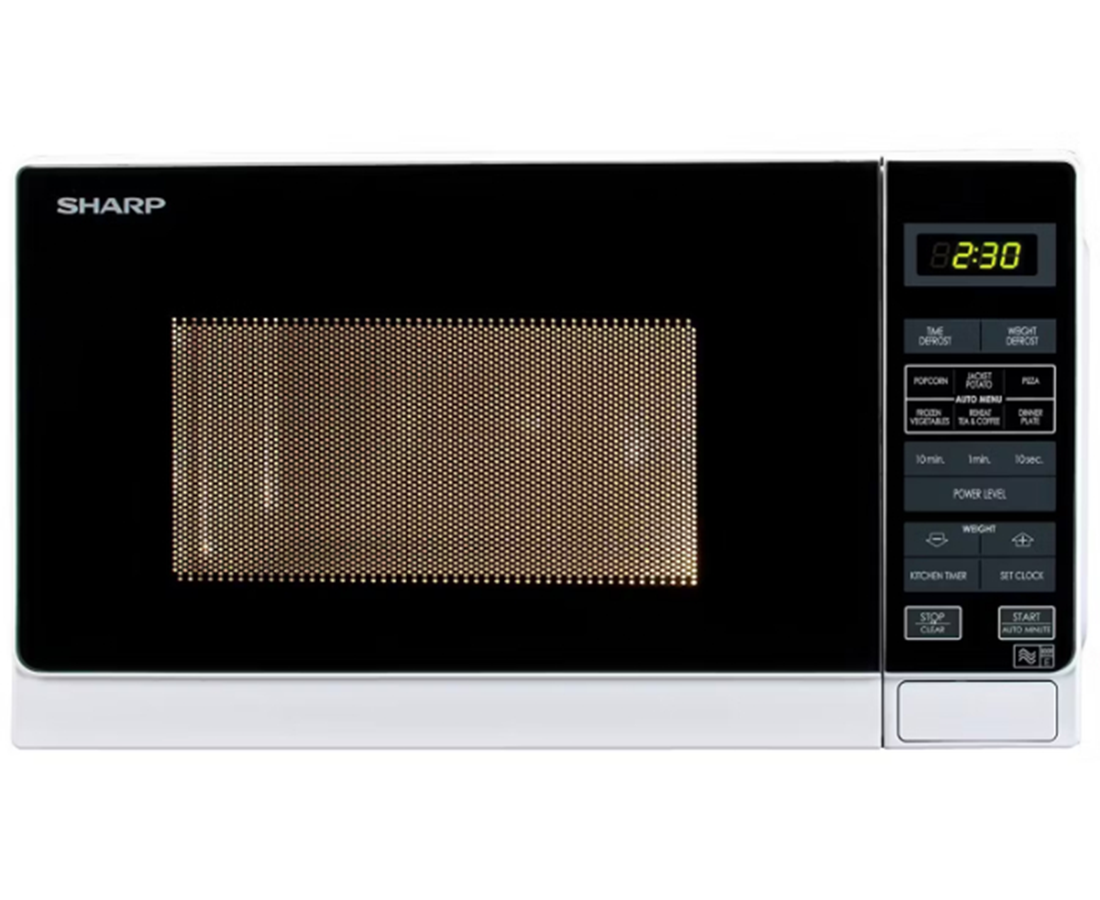 Sharp 20L 800W Solo Microwave | White - R272WH Redmond Electric Gorey