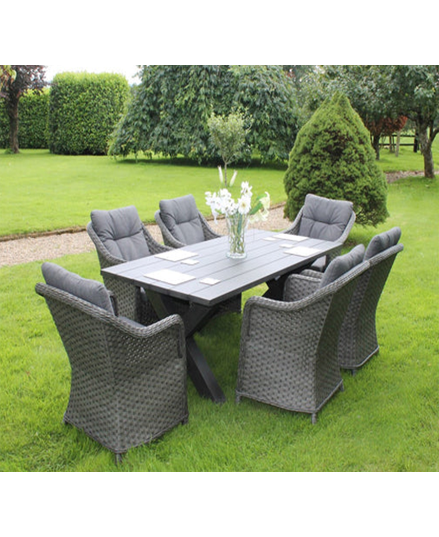 Claddagh 6 Seater Outdoor Dining Furniture RADSBR348 Redmond Electric Gorey