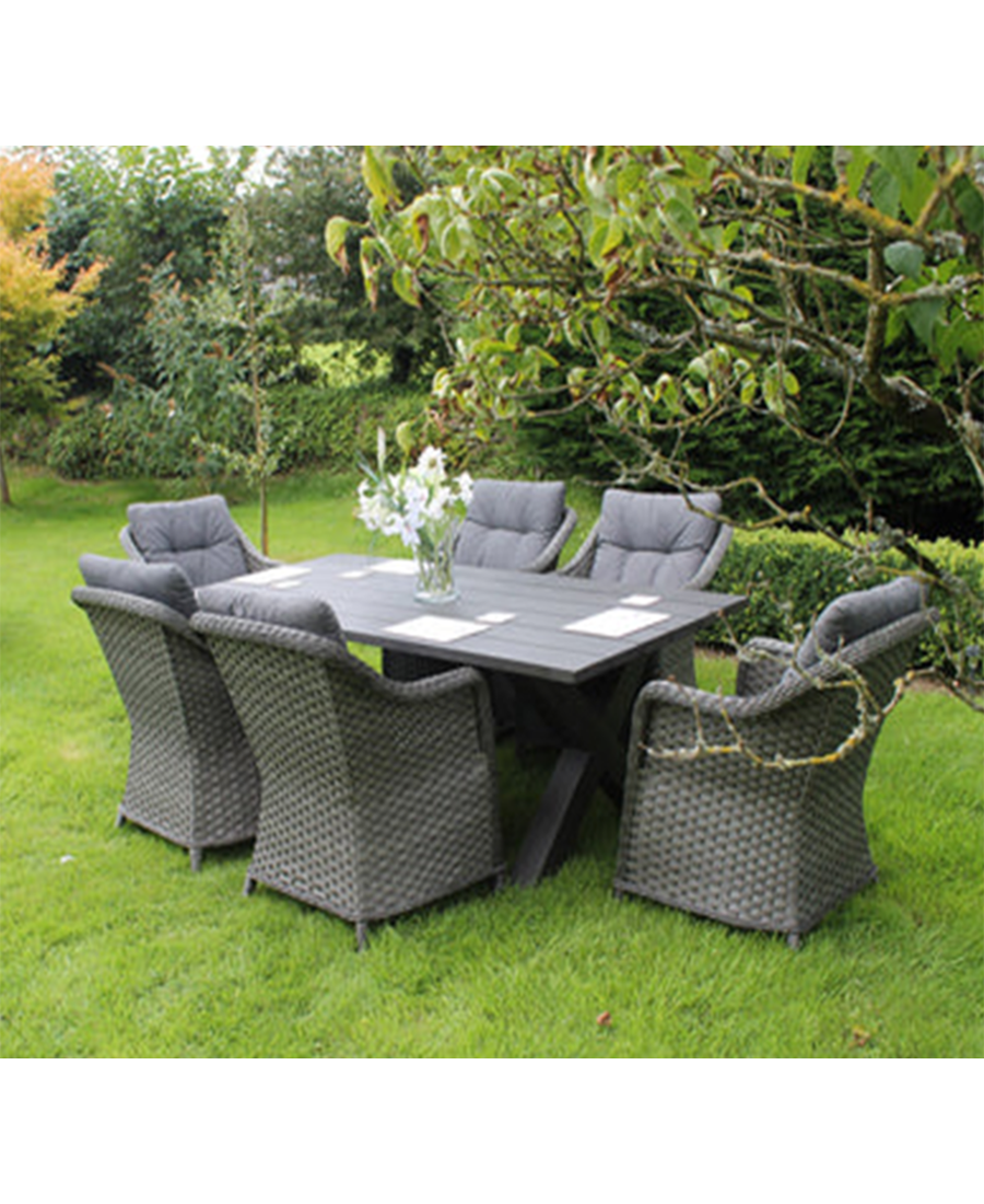 Claddagh 6 Seater Outdoor Dining Furniture RADSBR348 Redmond Electric Gorey