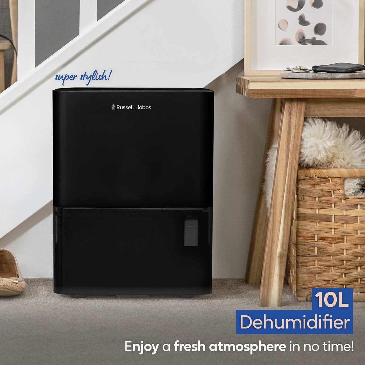 Russell Hobbs 10L Dehumidifier Black | RHDH1001/B RHDH1001/B