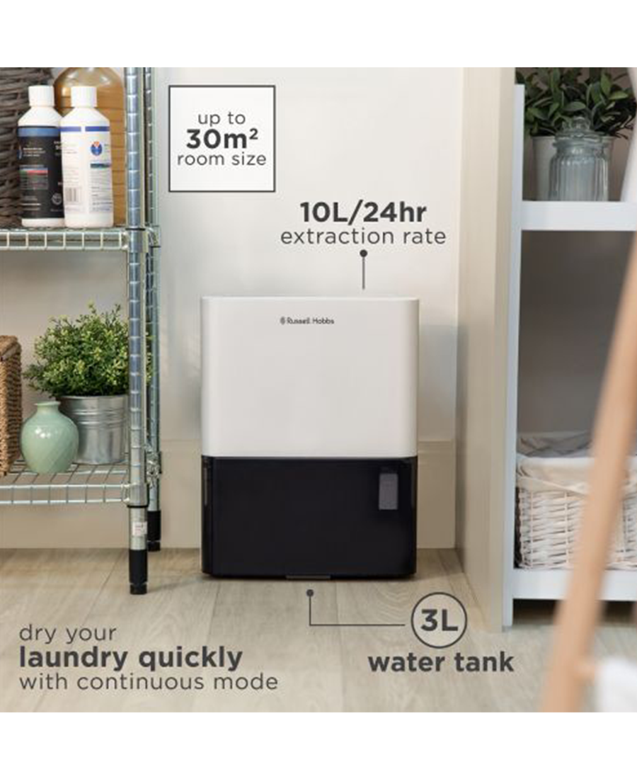 Russell hobbs 10L Dehumidifier RHDH1001 Redmond Electric Gorey