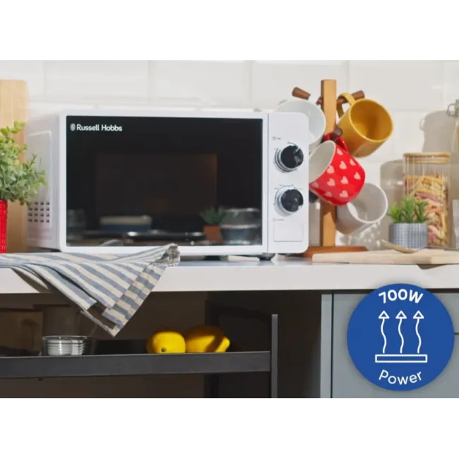 Russell Hobbs 17L 700W Manual Microwave White RHMM703-MN