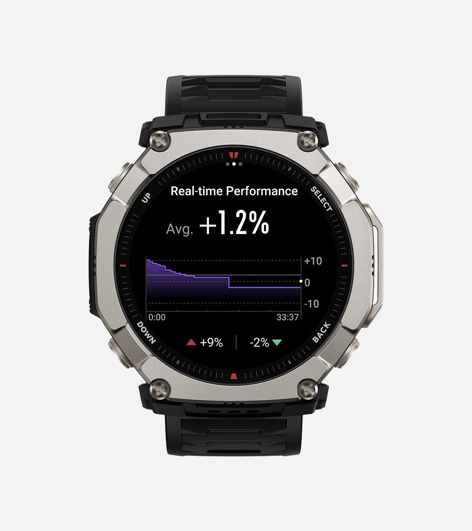 Amazfit T-Rex Ultra 2 51mm Smartwatch, Black Magma 146-W2550GL2N