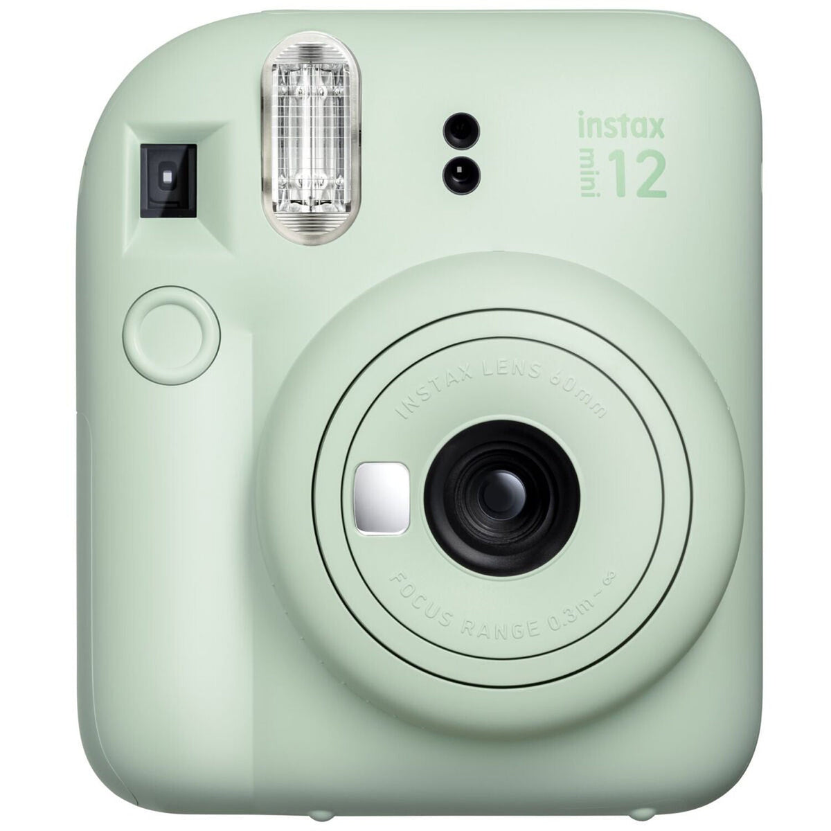 instax mini 12 Instant Camera Mint Green - front view