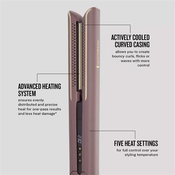 Remington AIRvive Slim Hair Straightener | Dusty Pink - S8930U51 Redmond Electric Gorey