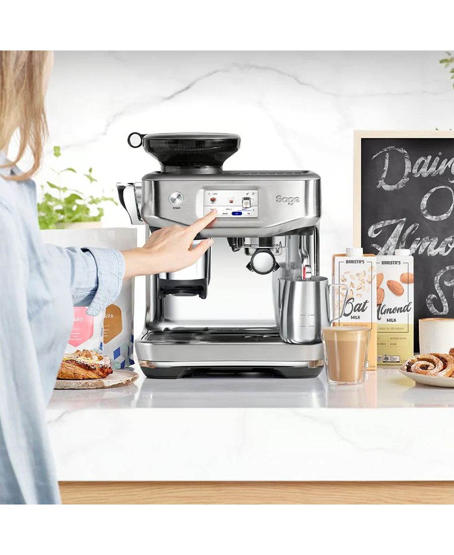Sage The Barista Touch Impress Automatic Coffee Machine | Brushed Stainless Steel SES881BSS4GUK1 Redmond Electric Gorey
