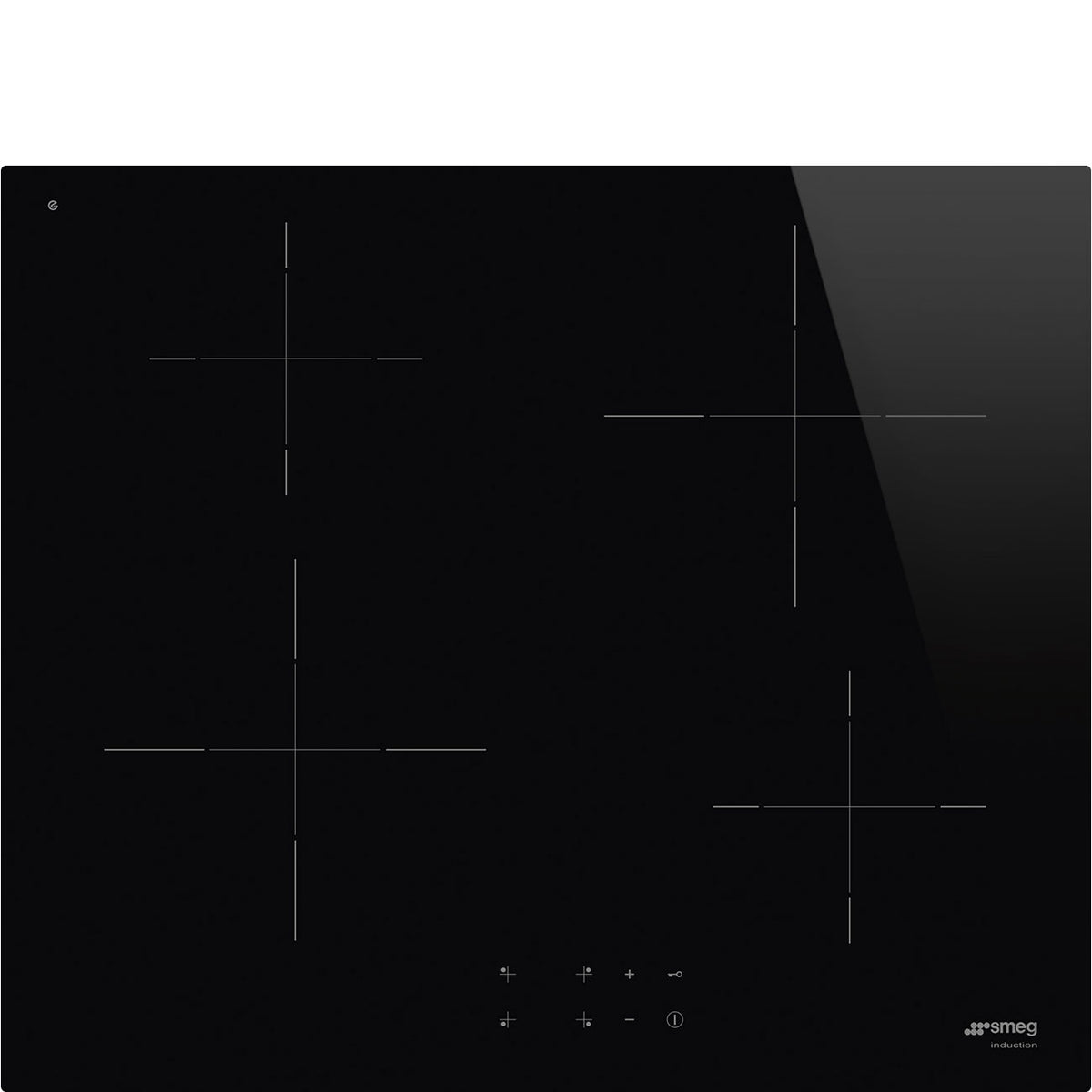 SMEG 60cm 4 Zone Induction Hob Black | SI2641D SI2641D