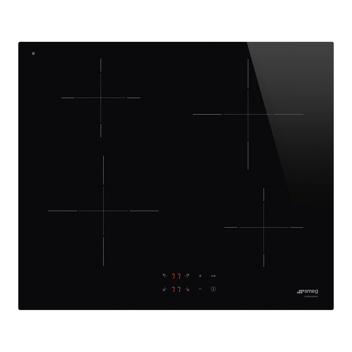 SMEG 60cm 4 Zone Induction Hob Black | SI2641D SI2641D