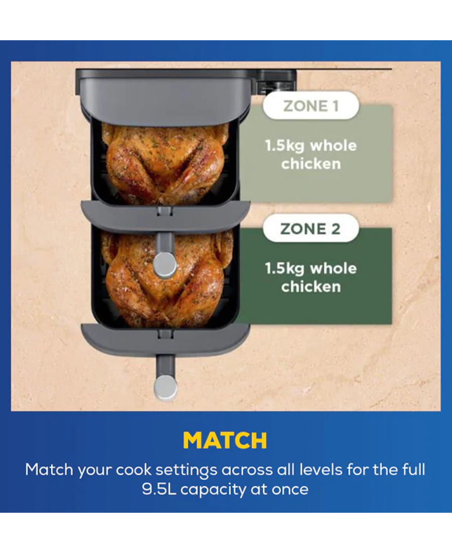 Ninja Double Stack XL 2 Drawer 9.5L Air Fryer SL400UK Redmond Electric Gorey