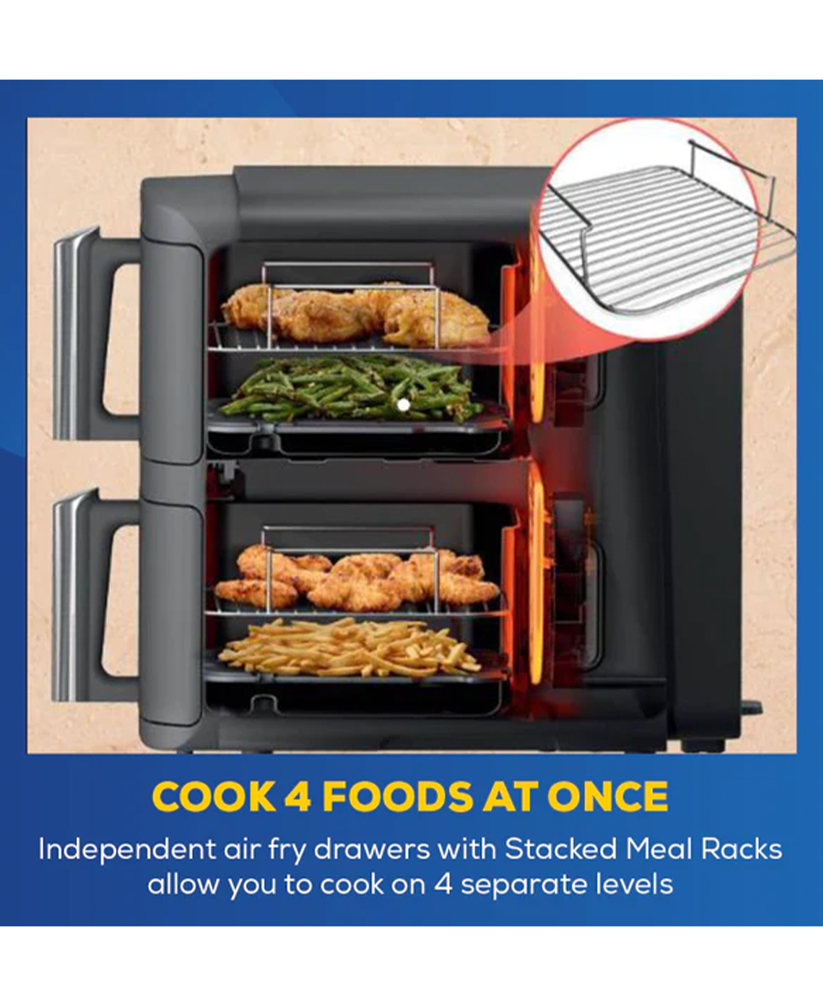 Ninja Double Stack XL 2 Drawer 9.5L Air Fryer SL400UK Redmond Electric Gorey