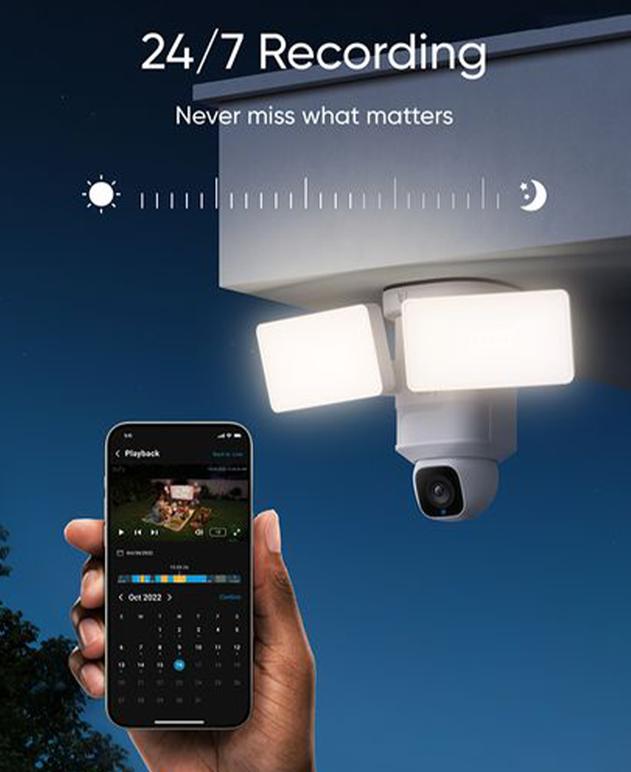 Eufy Smart Floodlight Cam E30 WiFi Security Camera | White - T8426321 Redmond Electric Gorey