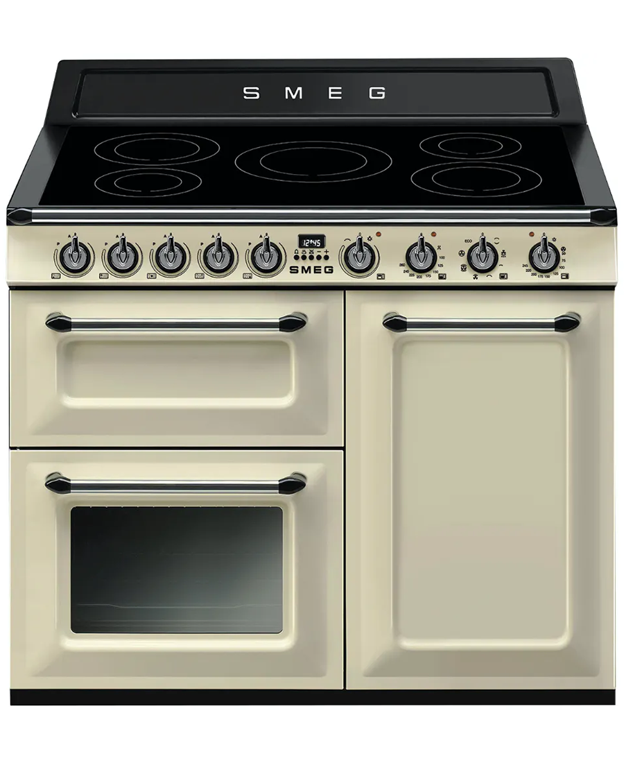 Smeg 100cm Victoria Electric Cooker with Induction Hob | TR103IP2 | Cream Redmond Electric Gorey