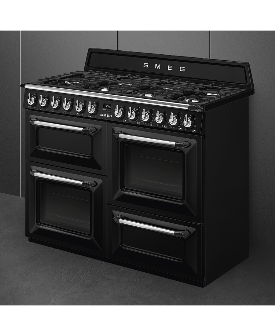 Smeg 110cm Traditional Dual Fuel Range Cooker | TR4110AZ | Pastel Blue Redmond Electric Gorey