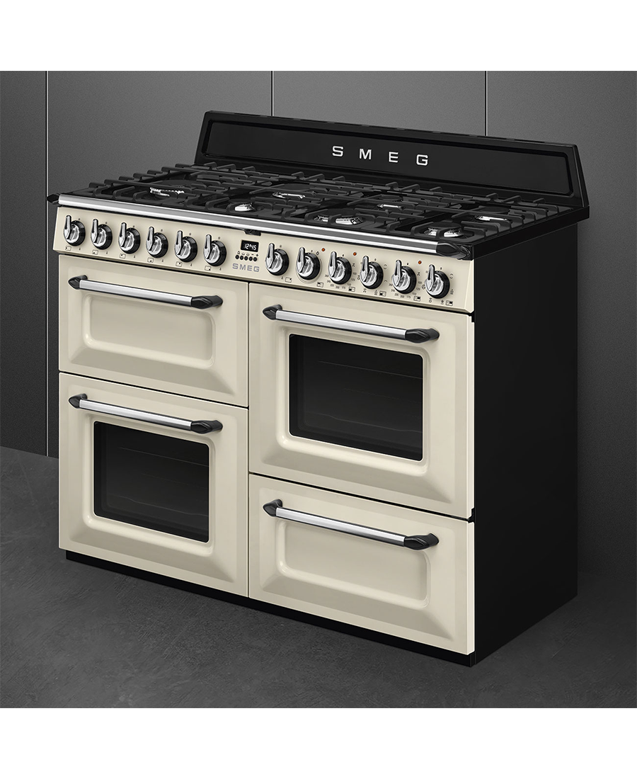 Smeg 110cm Traditional Dual Fuel Range Cooker | Cream TR4110P1 Redmond Electric Gorey
