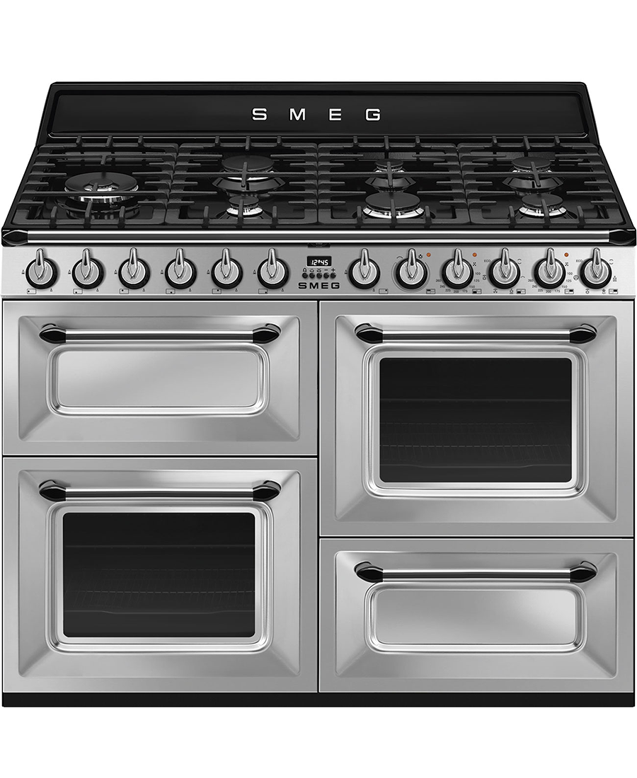 Smeg 110cm Traditional Dual Fuel Range Cooker | Stainless Steel TR4110X-1 Redmond Electric Gorey
