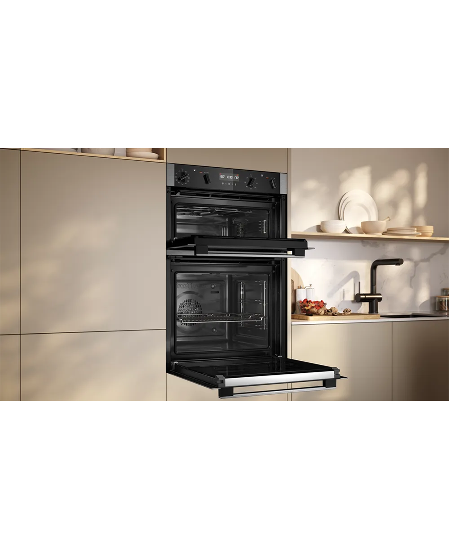 Neff N 50 Built-in Double Oven with Dual Clean & CircoTherm | Stainless Steel - U2ACH7AN7B Redmond Electric Gorey