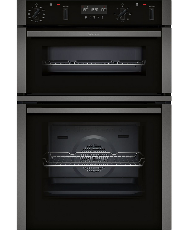 Neff N 50 Built-In Double Oven with Pyrolytic Cleaning & Meat Probe U2ACM7HG0B Redmond Electric Gorey