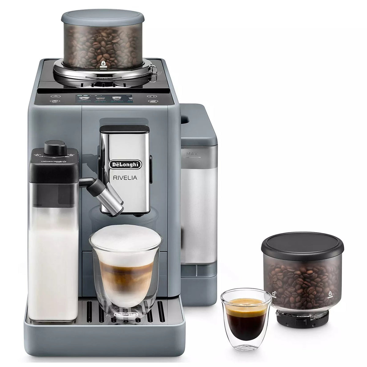 De'Longhi Rivelia 1.4L Automatic Coffee Machine | Grey - EXAM440.55.G Redmond Electric Gorey