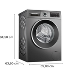 Bosch Series 6, A Rated 9kg 1400rpm Washing Machine | Graphite WGG244ZCGB Redmond Electric Gorey