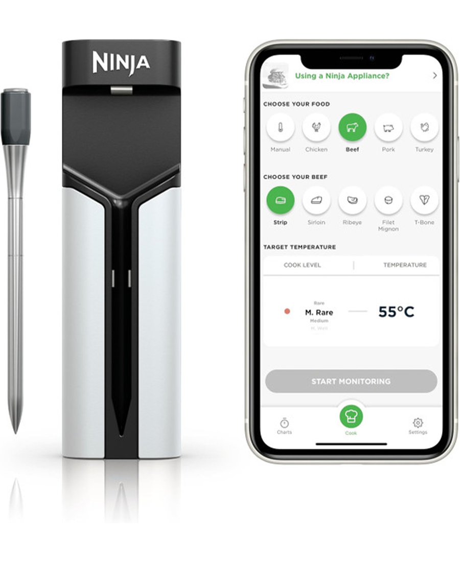 Ninja ProChef Wireless Thermometer | Black/Silver - WP100EU Redmond Electric Gorey