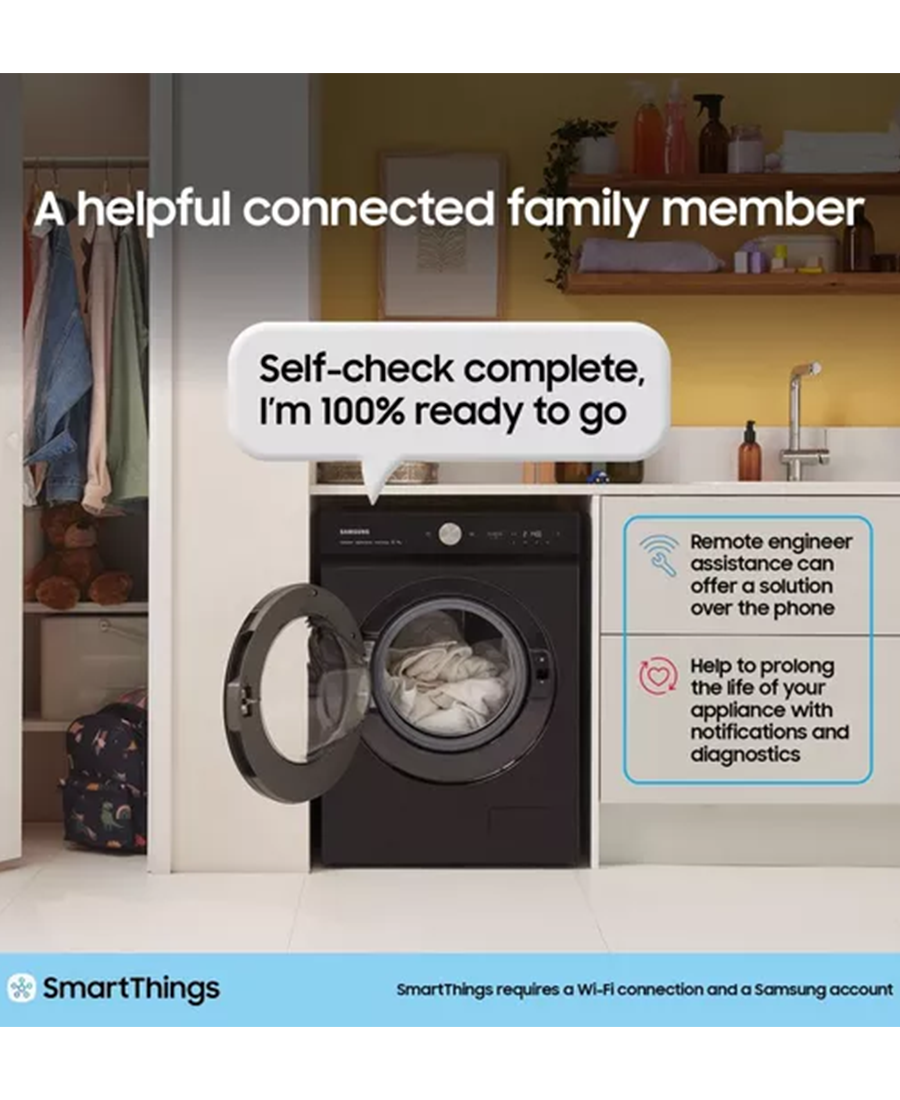 Samsung Series 5 11kg 1400rpm WiFi Washing Machine | Black WW11DG5B25ABEU Redmond Electric Gorey