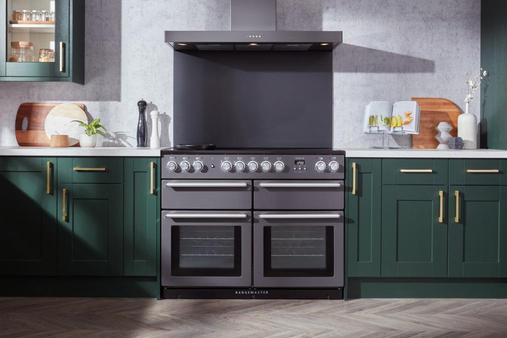 Rangemaster Nexus SE 110cm Dual Fuel Range Cooker | Stainless Steel with Chrome Trim - NEXSE110DFFSS/C Redmond Electric Gorey