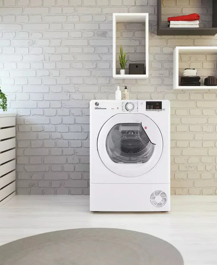 Hoover 8kg A++ Heat Pump Dryer with Sensor Drying | White - HLEH8A2DE-80 Redmond Electric Gorey