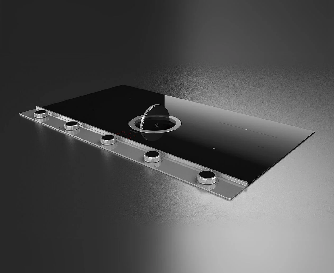 Elica 90cm NikolaTesla Unplugged Recycling Induction Hob (Black Stainless Steel) NIKOUNPLUGRECIX90 Redmond Electric Gorey