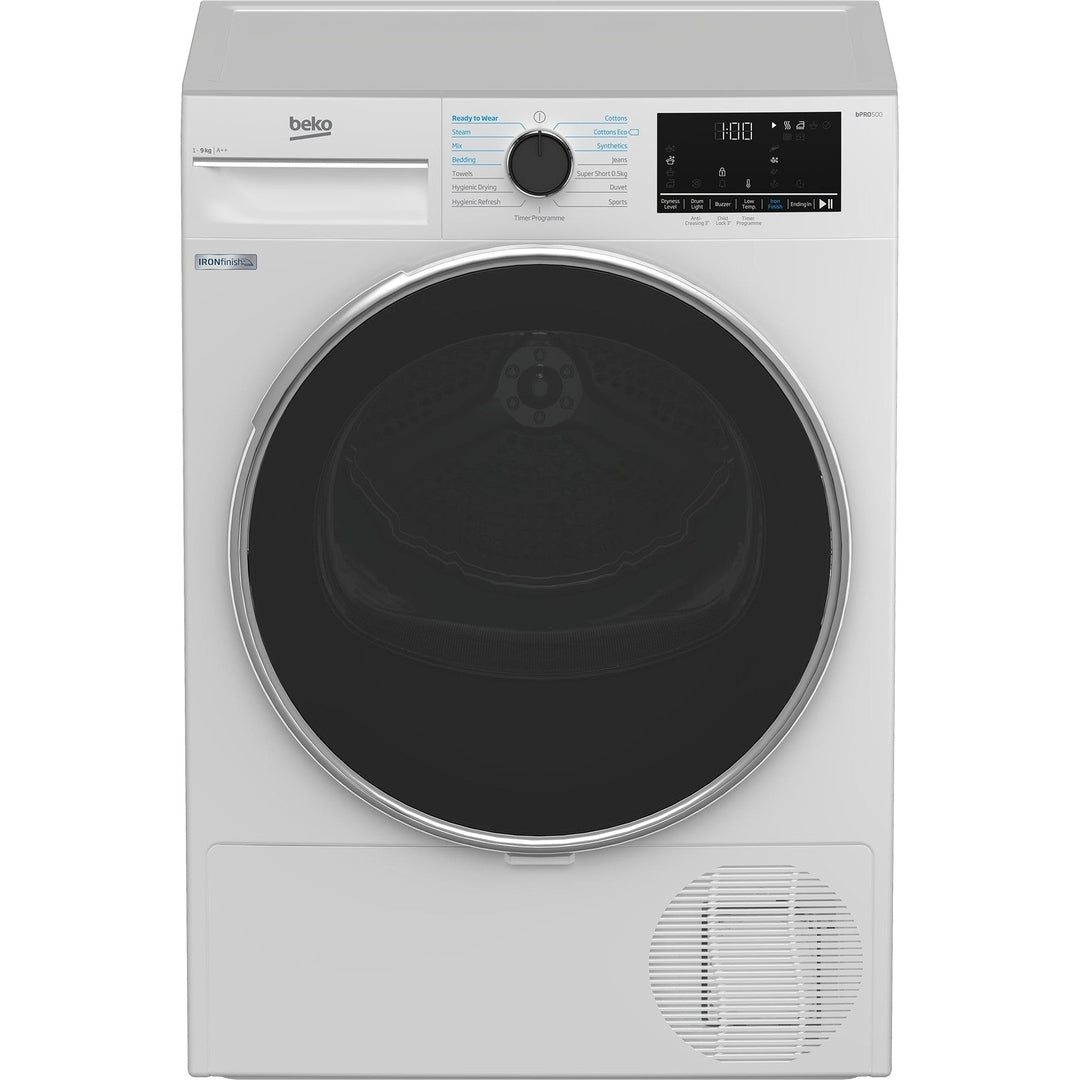 9kg Heat Pump Dryer with IronFinish