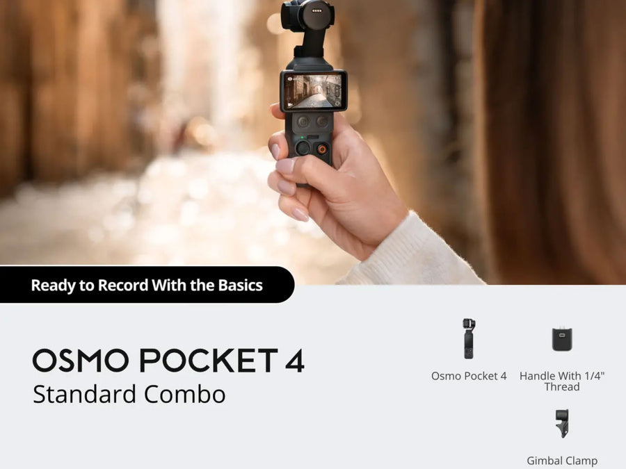 Osmo Pocket 4 Pocket Sized Gimbal Camera