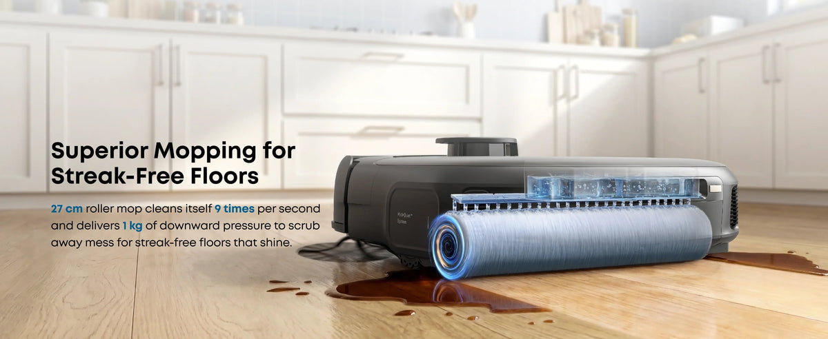 Omni C28A Robot Vacuum & Mop with All-in-One Station with Accessory Kit