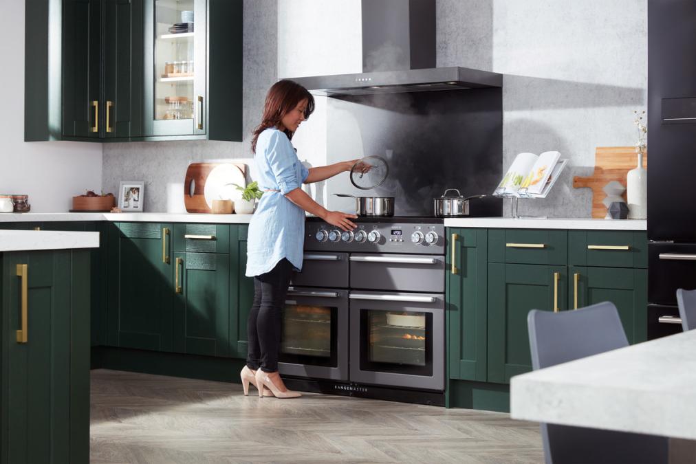 Rangemaster Nexus SE 110cm Dual Fuel Range Cooker | Stainless Steel with Chrome Trim - NEXSE110DFFSS/C Redmond Electric Gorey