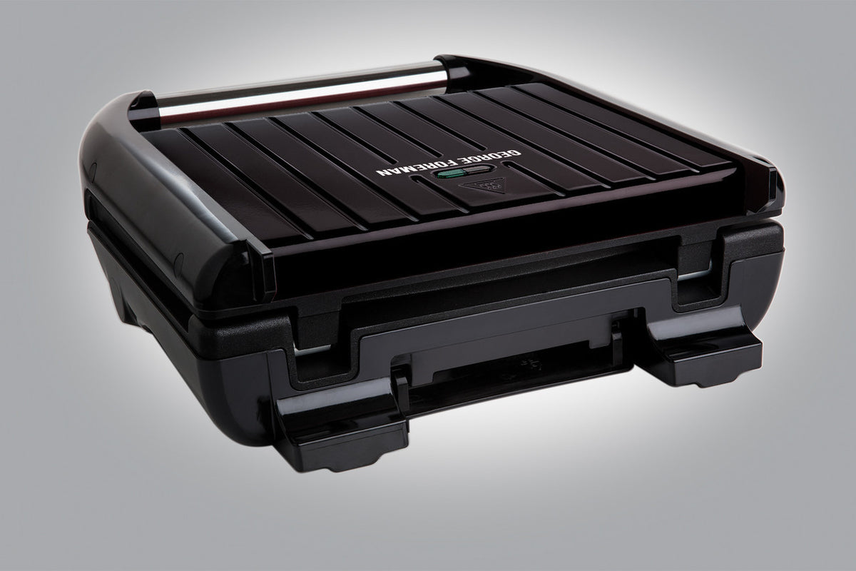 George Foreman Large Steel Health Grill Black 25052