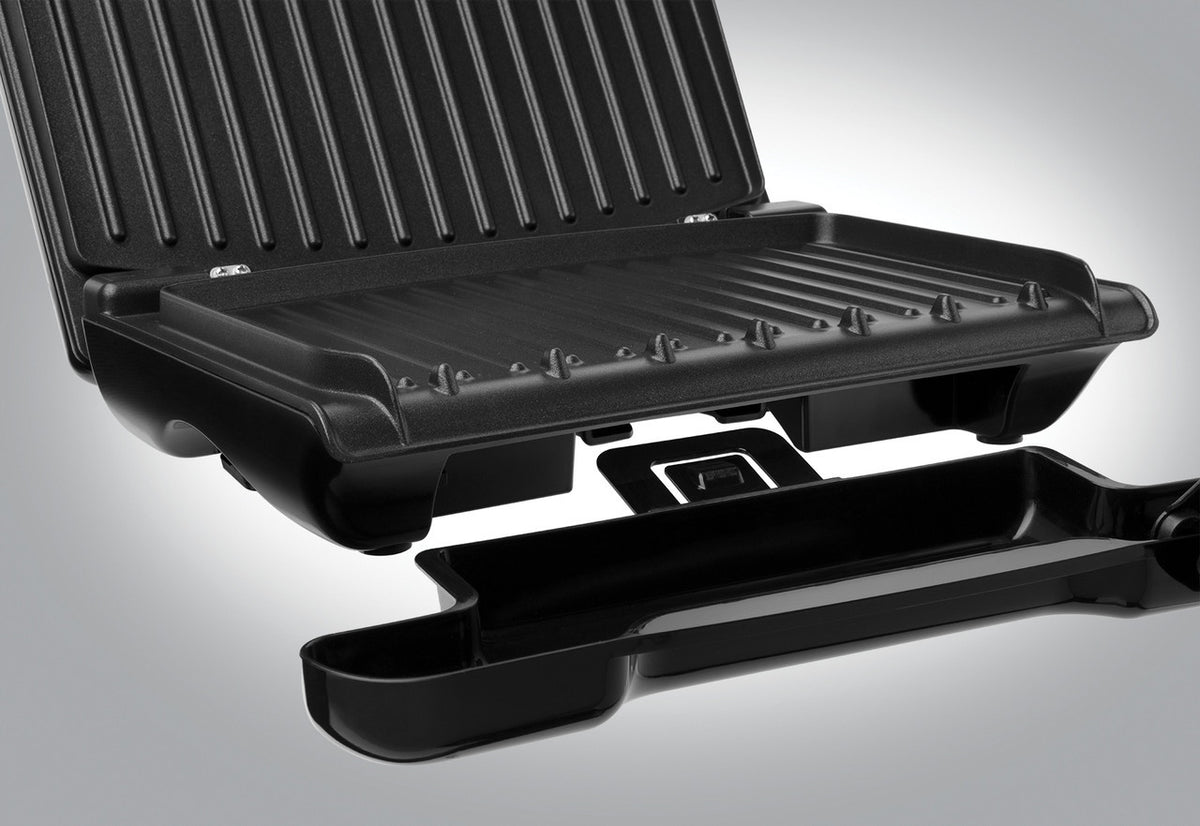 George Foreman Large Steel Health Grill Black 25052